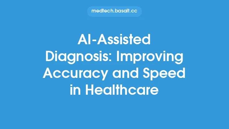 AI-Assisted Diagnosis: Improving Accuracy and Speed in Healthcare Thumbnail