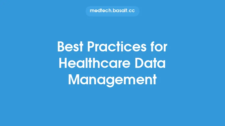 Best Practices for Healthcare Data Management Thumbnail