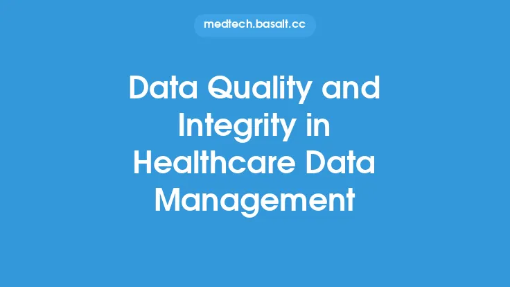 Data Quality and Integrity in Healthcare Data Management Thumbnail