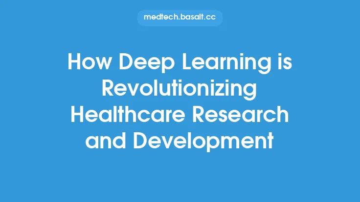 How Deep Learning is Revolutionizing Healthcare Research and Development Thumbnail