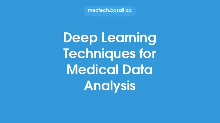 Deep Learning Techniques for Medical Data Analysis Thumbnail