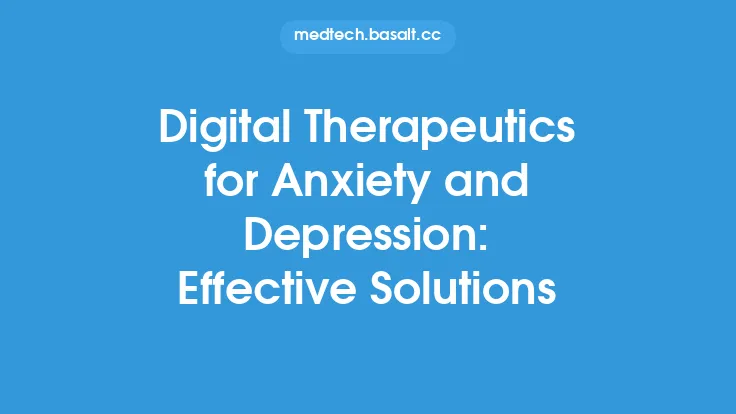 Digital Therapeutics for Anxiety and Depression: Effective Solutions Thumbnail