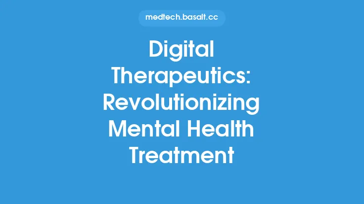 Digital Therapeutics: Revolutionizing Mental Health Treatment Thumbnail