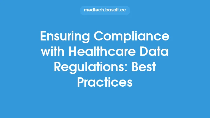 Ensuring Compliance with Healthcare Data Regulations: Best Practices Thumbnail