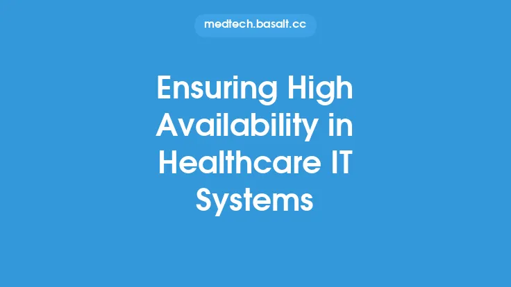 Ensuring High Availability in Healthcare IT Systems Thumbnail