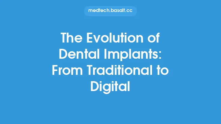The Evolution of Dental Implants: From Traditional to Digital Thumbnail