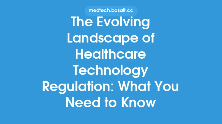The Evolving Landscape of Healthcare Technology Regulation: What You Need to Know Thumbnail