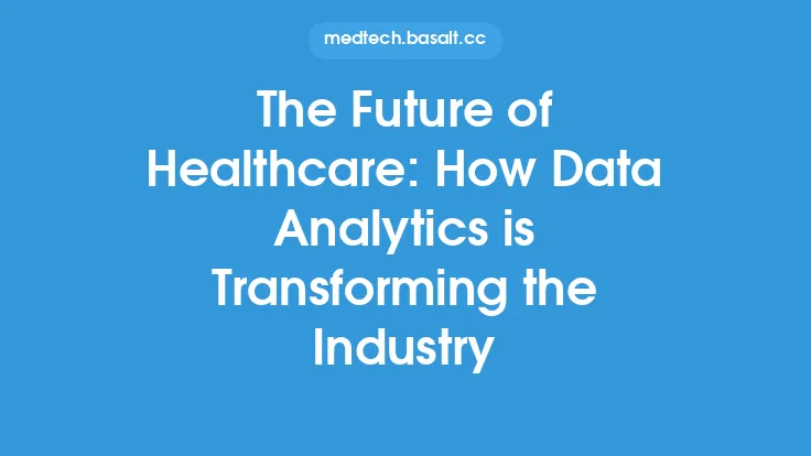 The Future of Healthcare: How Data Analytics is Transforming the Industry Thumbnail