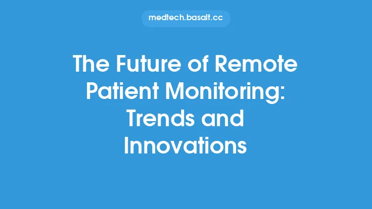 The Future of Remote Patient Monitoring: Trends and Innovations Thumbnail