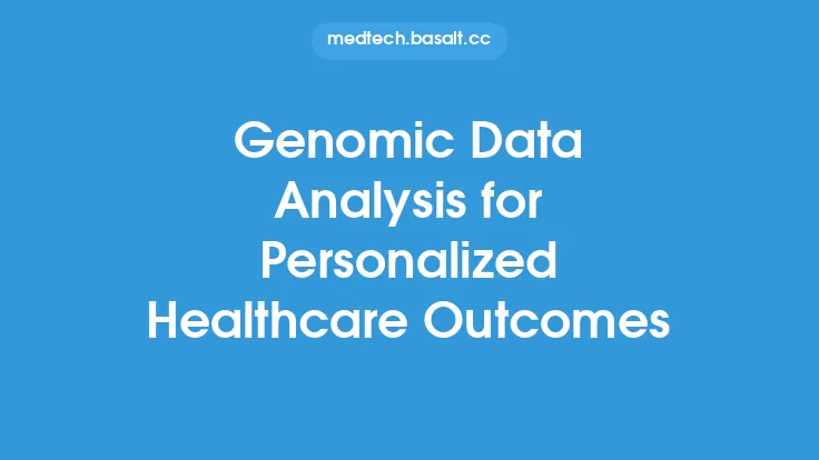 Genomic Data Analysis for Personalized Healthcare Outcomes Thumbnail