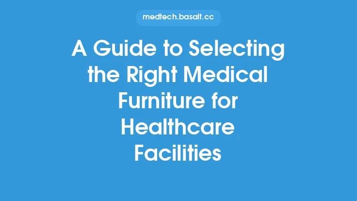 A Guide to Selecting the Right Medical Furniture for Healthcare Facilities Thumbnail