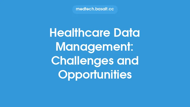 Healthcare Data Management: Challenges and Opportunities Thumbnail