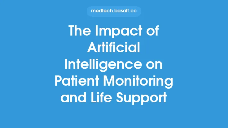 The Impact of Artificial Intelligence on Patient Monitoring and Life Support Thumbnail