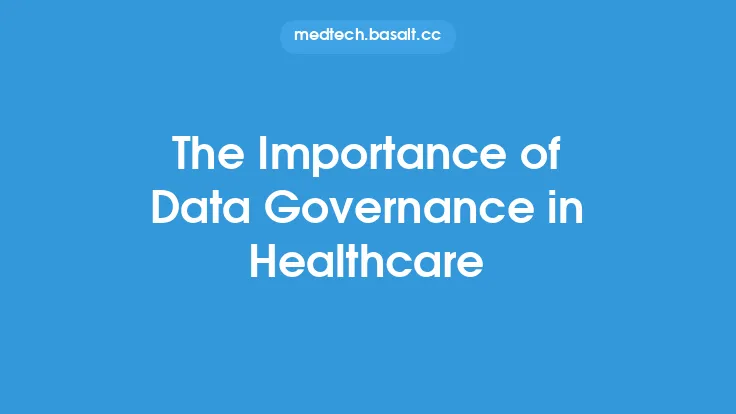 The Importance of Data Governance in Healthcare Thumbnail