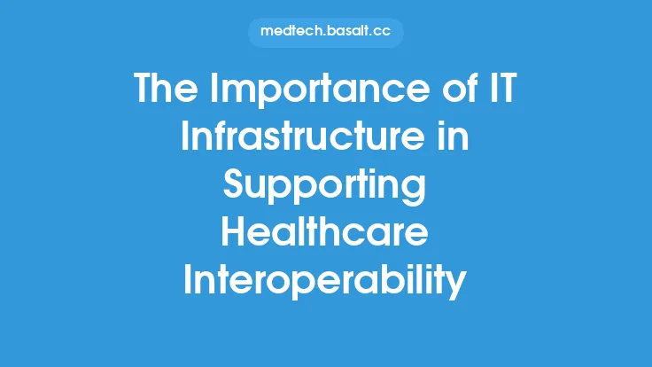 The Importance of IT Infrastructure in Supporting Healthcare Interoperability Thumbnail