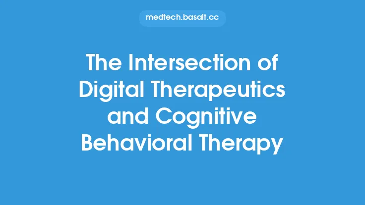 The Intersection of Digital Therapeutics and Cognitive Behavioral Therapy Thumbnail