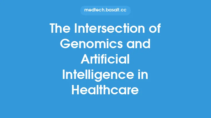 The Intersection of Genomics and Artificial Intelligence in Healthcare Thumbnail