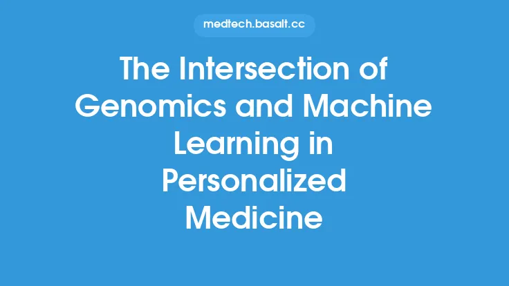 The Intersection of Genomics and Machine Learning in Personalized Medicine Thumbnail