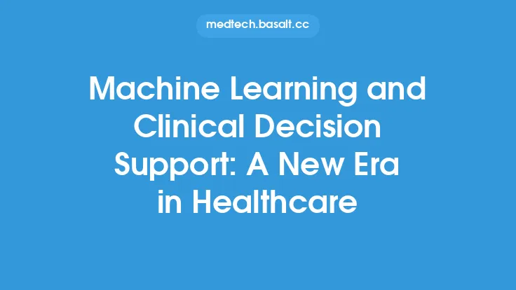 Machine Learning and Clinical Decision Support: A New Era in Healthcare Thumbnail
