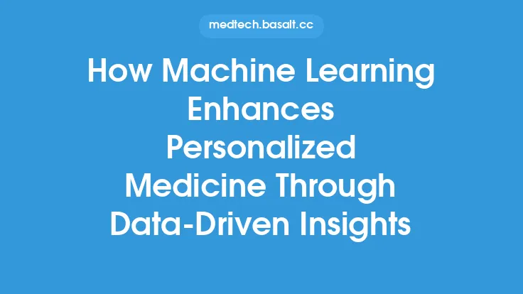 How Machine Learning Enhances Personalized Medicine Through Data-Driven Insights Thumbnail