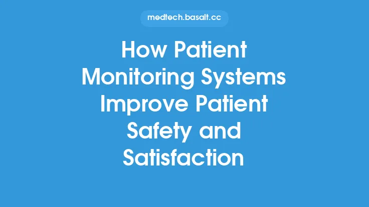 How Patient Monitoring Systems Improve Patient Safety and Satisfaction Thumbnail