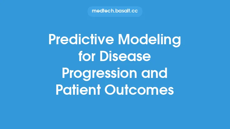 Predictive Modeling for Disease Progression and Patient Outcomes Thumbnail