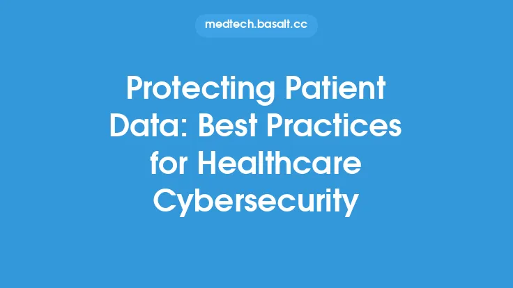 Protecting Patient Data: Best Practices for Healthcare Cybersecurity Thumbnail