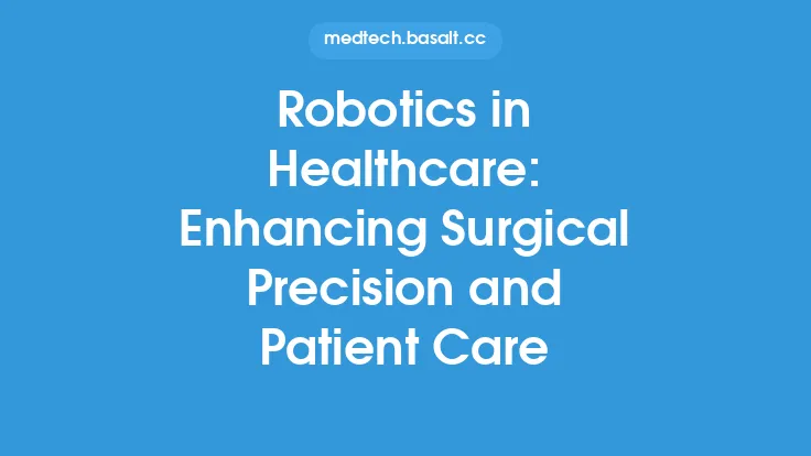 Robotics in Healthcare: Enhancing Surgical Precision and Patient Care Thumbnail