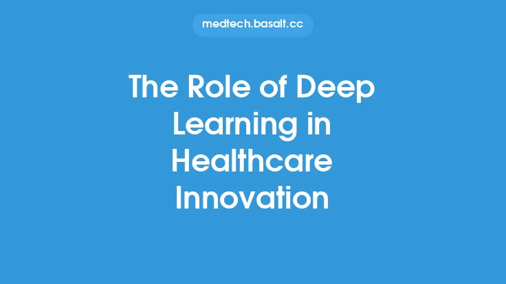 The Role of Deep Learning in Healthcare Innovation Thumbnail