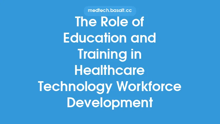 The Role of Education and Training in Healthcare Technology Workforce Development Thumbnail