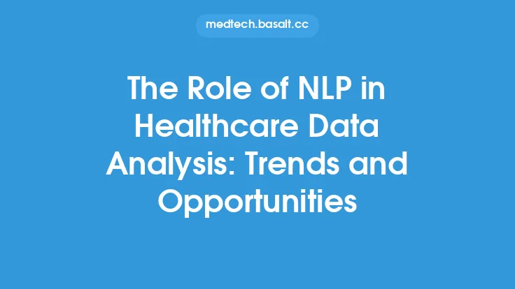 The Role of NLP in Healthcare Data Analysis: Trends and Opportunities Thumbnail