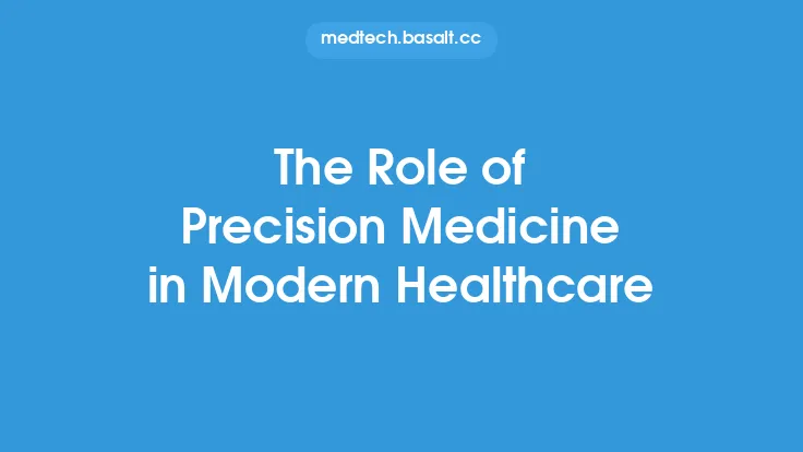 The Role of Precision Medicine in Modern Healthcare Thumbnail