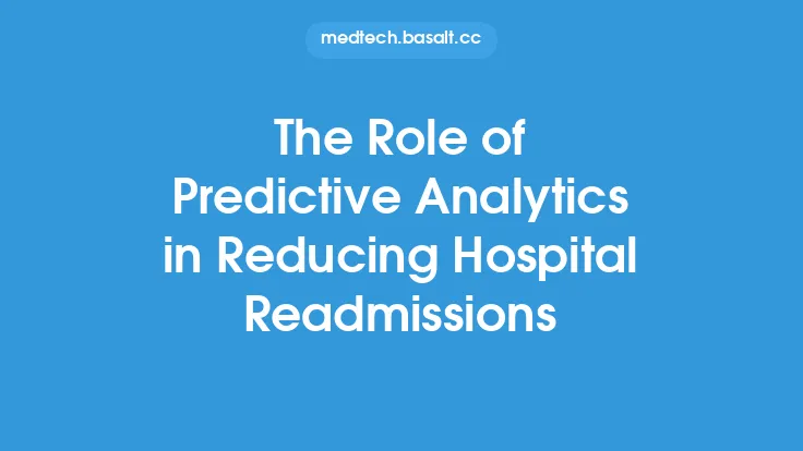 The Role of Predictive Analytics in Reducing Hospital Readmissions Thumbnail