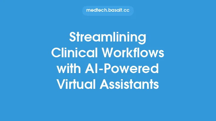 Streamlining Clinical Workflows with AI-Powered Virtual Assistants Thumbnail