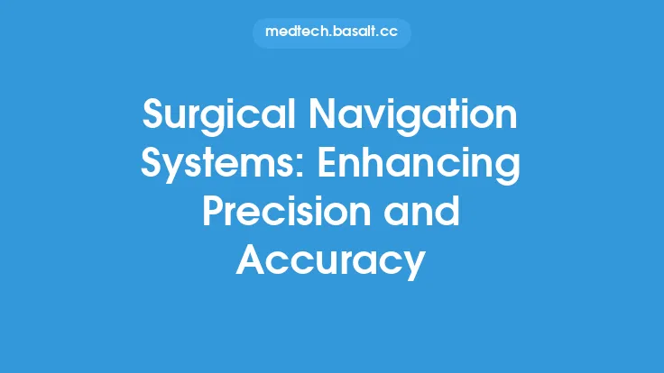 Surgical Navigation Systems: Enhancing Precision and Accuracy Thumbnail