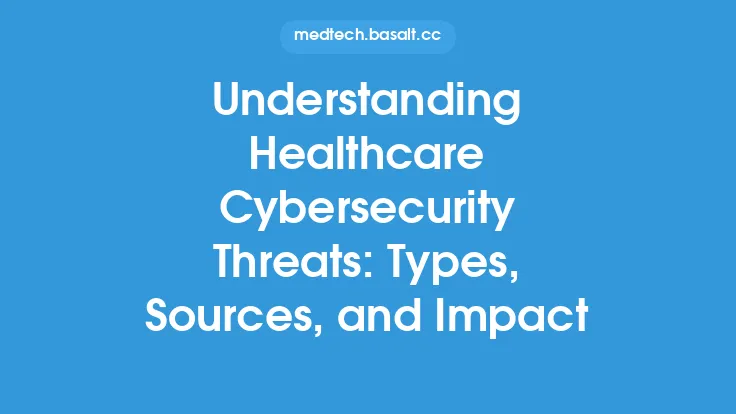 Understanding Healthcare Cybersecurity Threats: Types, Sources, and Impact Thumbnail