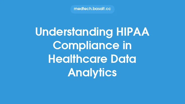Understanding HIPAA Compliance in Healthcare Data Analytics Thumbnail