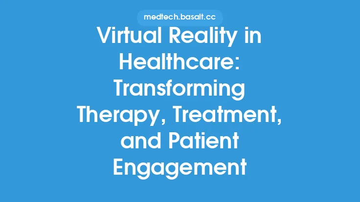 Virtual Reality in Healthcare: Transforming Therapy, Treatment, and Patient Engagement Thumbnail